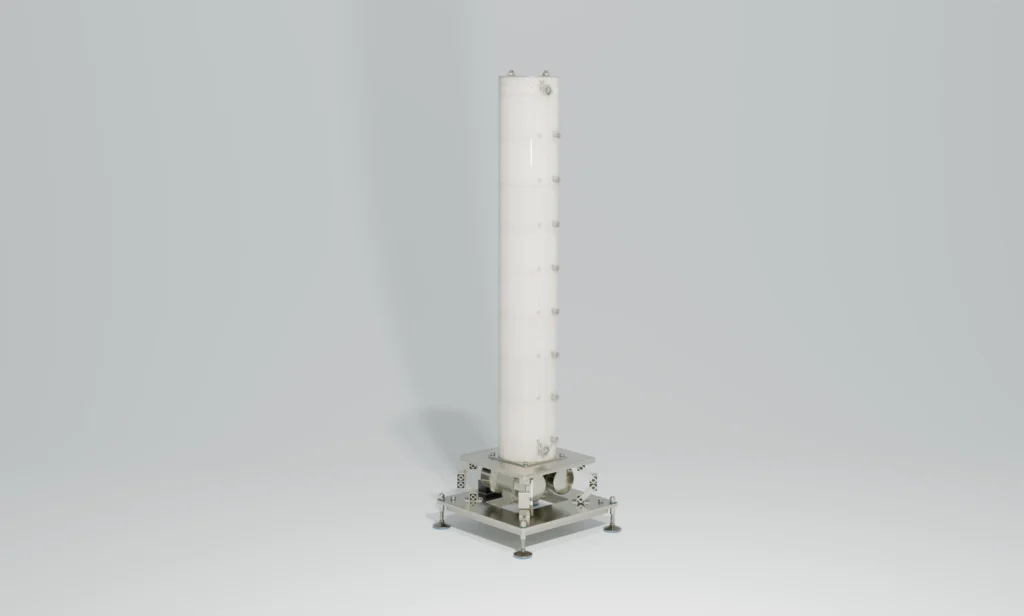 A Vibro-I 20 m2 industrial membrane filtration system for biopharmaceutical micro- and ultrafiltration